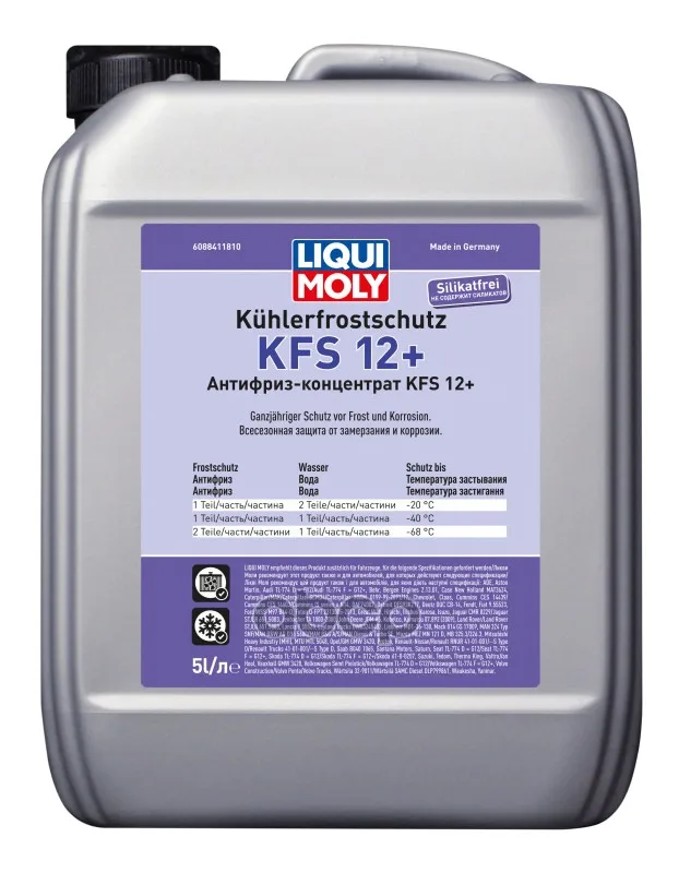 Антифриз-Конц. Kuhlerfrostschutz Kfs 2001 Plus G12 (5л) 8841 Liqui moly арт. | Автомобили и мотоциклы