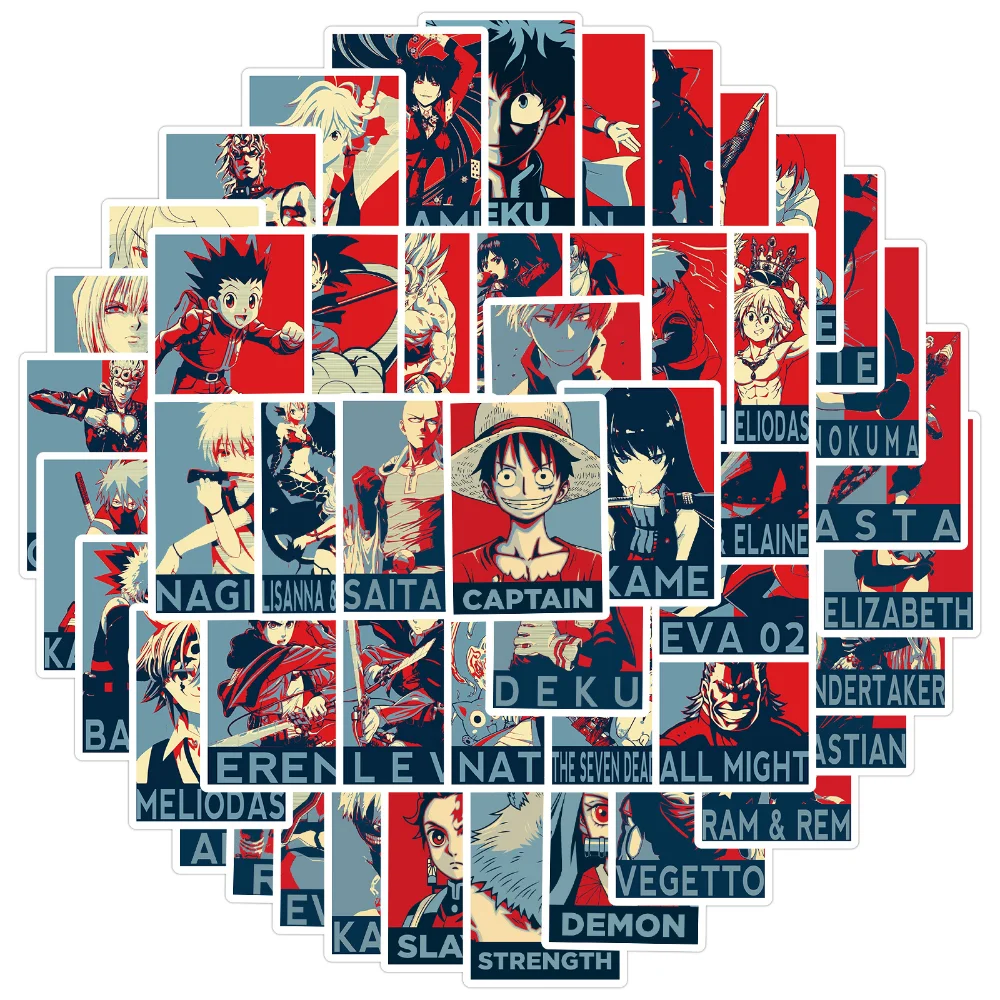 10/30/50PCS Mix Anime Poster Stickers For Laptop Skateboard Guitar Car Luggage Refrige Scrapbook Anime Figure Graffiti Decal Toy
10/30/50PCS Mix Anime Poster Stickers For Laptop Skateboard Guitar Car Luggage Refrige Scrapbook Anime Figure Graffiti Decal Toy