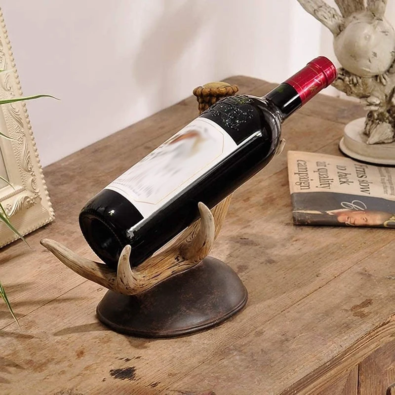 Single Bottle Wine Rack Wine Storage Holder Creative Antler Wine Rack Decor Home Cabinet Countertop Cellar Wine Rack
Single Bottle Wine Rack Wine Storage Holder Creative Antler Wine Rack Decor Home Cabinet Countertop Cellar Wine Rack