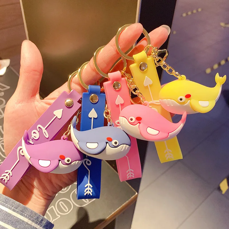 New Cartoon Sea Animal Keychain Cute Whale Doll Keyring Kawaii Trinket Key Chain Girl Bag Decoration
New Cartoon Sea Animal Keychain Cute Whale Doll Keyring Kawaii Trinket Key Chain Girl Bag Decoration