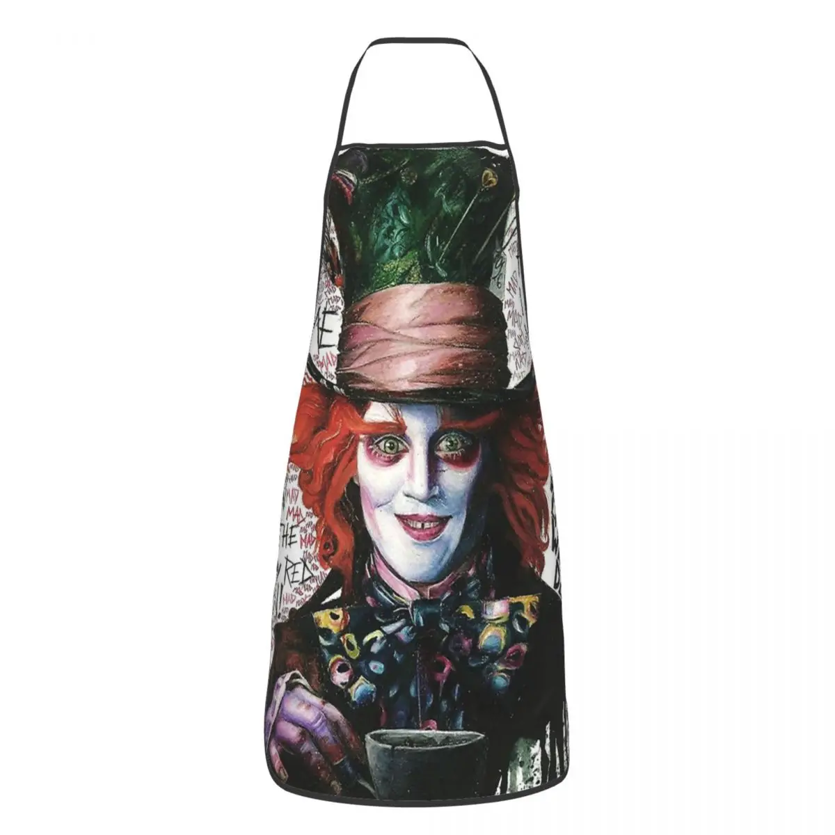 Фартук для шеф-повара Mad Hatter, водонепроницаемый кухонный фартук для уборки, для женщин и мужчин, для садоводства
Фартук для шеф-повара Mad Hatter, водонепроницаемый кухонный фартук для уборки, для женщин и мужчин, для садоводства