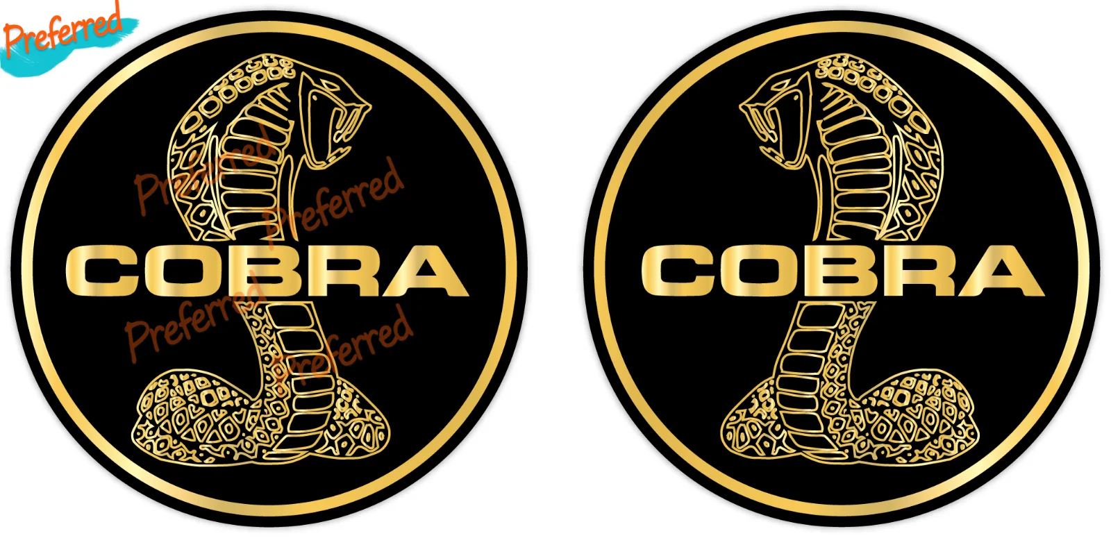 2 шт., виниловые наклейки «Кобра» для автомобиля
2 шт., виниловые наклейки «Кобра» для автомобиля