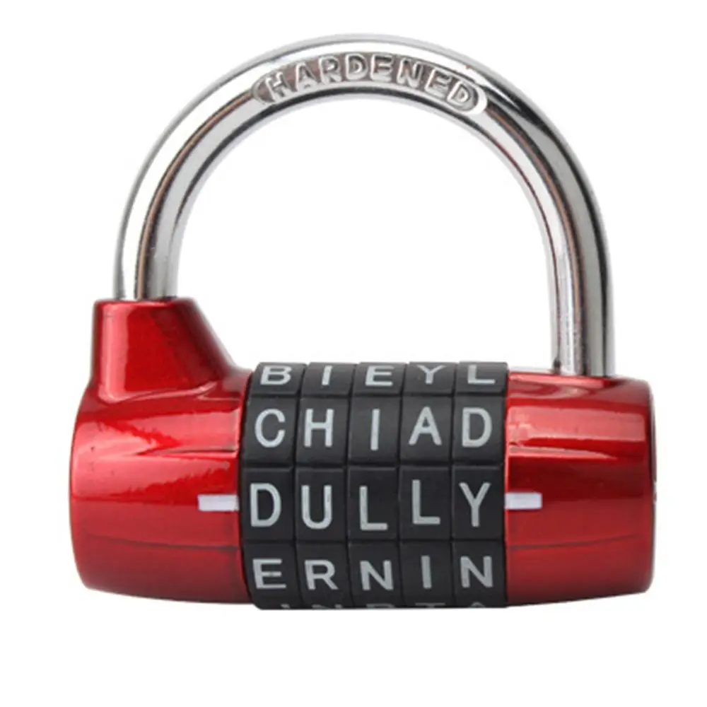 5 Letter Combination Padlock Code Password Lock Door Cabinet Drawer Lock Luggage Suitcase Padlock Anti-Theft Travel Suitcase
5 Letter Combination Padlock Code Password Lock Door Cabinet Drawer Lock Luggage Suitcase Padlock Anti-Theft Travel Suitcase