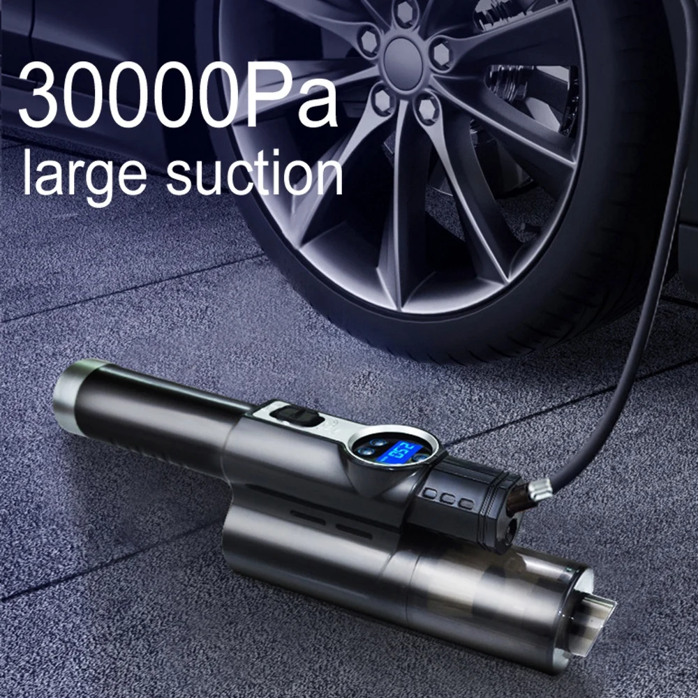Multi Function Car Vacuum Cleaner and Inflator Pump with Digital Display Portable Dual Use Car Auto Inflatable Air Compressor
Multi Function Car Vacuum Cleaner and Inflator Pump with Digital Display Portable Dual Use Car Auto Inflatable Air Compressor