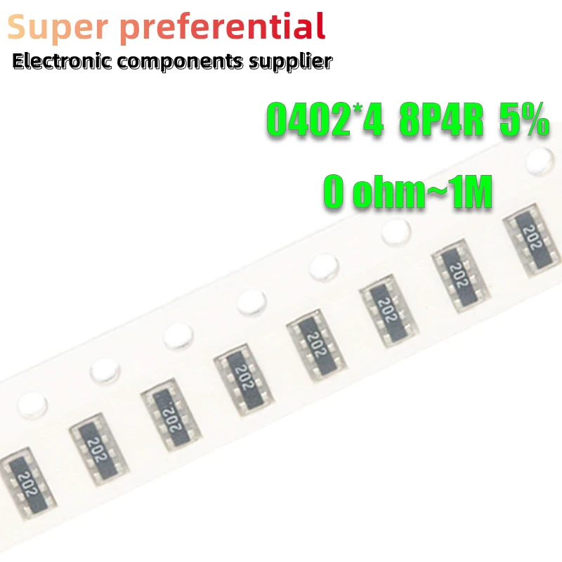 100 шт., 0402*4 8P4R 2*4P, SMD сетевая лампа, 0 ~ 1 м, 1 10 22 47 100 220 330 470 1K 2,2 K 4,7 K 10K 22K 47K 100K 220K 470K Ом
100 шт., 0402*4 8P4R 2*4P, SMD сетевая лампа, 0 ~ 1 м, 1 10 22 47 100 220 330 470 1K 2,2 K 4,7 K 10K 22K 47K 100K 220K 470K Ом