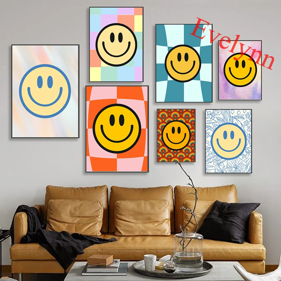 Pastel Abstract Flowers Retro Smiley Canvas Prints Posters Wall Art Picture Nordic Modern Home Living Room Decor Painting Gift
Pastel Abstract Flowers Retro Smiley Canvas Prints Posters Wall Art Picture Nordic Modern Home Living Room Decor Painting Gift