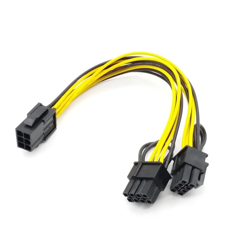 Adapter PCI-E 6 Pin To Dual 6+2 Pin 8 Pin Power Splitter Graphics Card for Mining Farm Video Card Gpu for Riser Extension Cable
Adapter PCI-E 6 Pin To Dual 6+2 Pin 8 Pin Power Splitter Graphics Card for Mining Farm Video Card Gpu for Riser Extension Cable