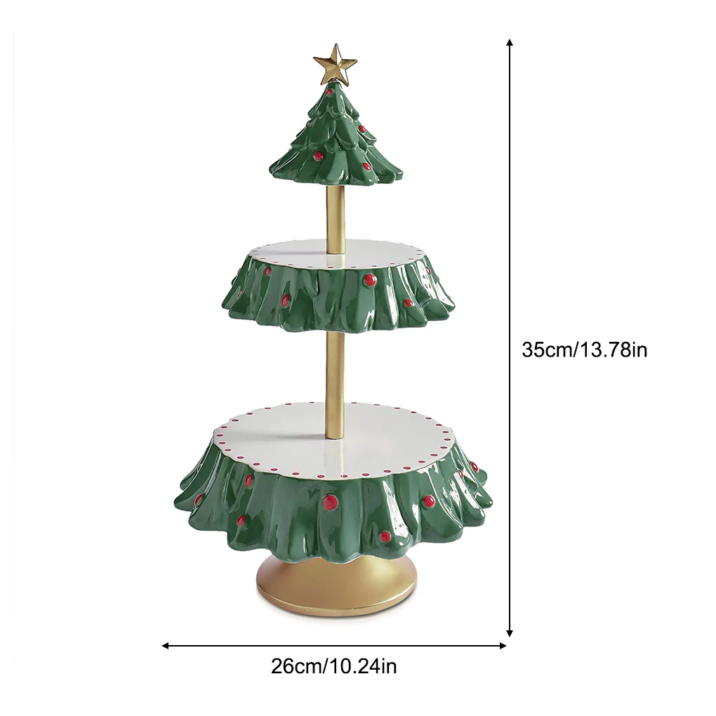 Christmas Snack Stand Rack Double Layers Cupcake Holder Plate Dessert Festival New Year Wedding Candy Serving Bowl
Christmas Snack Stand Rack Double Layers Cupcake Holder Plate Dessert Festival New Year Wedding Candy Serving Bowl