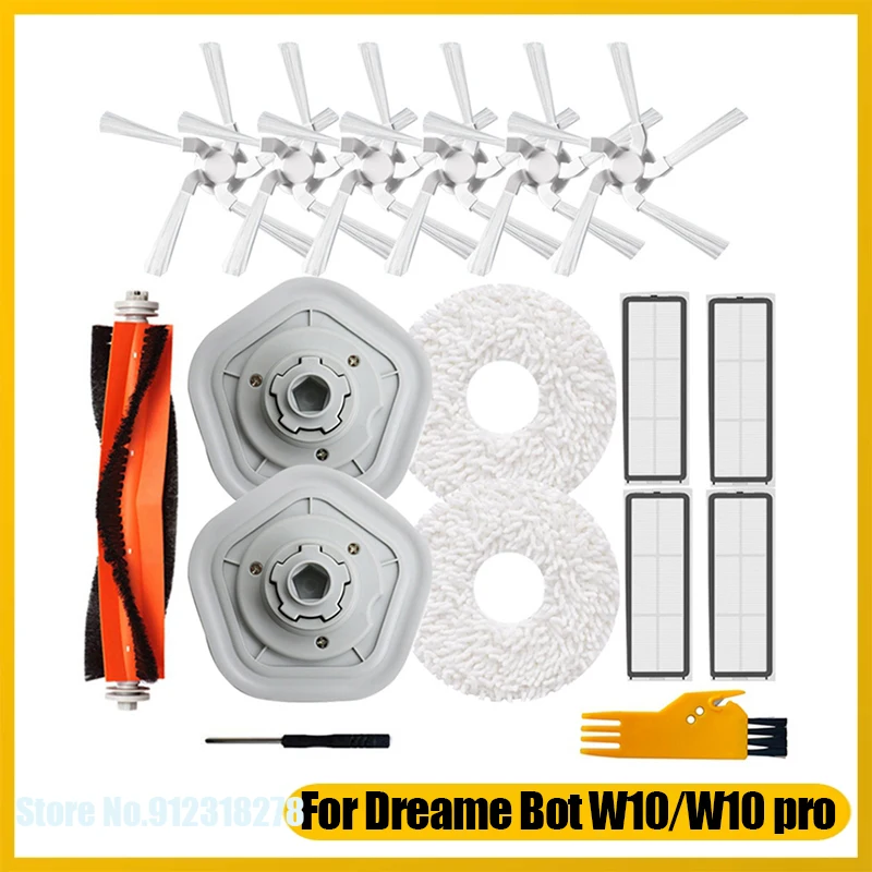 Комплект сменных запчастей для робота-пылесоса Xiaomi Dreame W10/W10 Pro, моющийся фильтр НЕРА, основная щетка, насадка на швабру, 17 шт.
Комплект сменных запчастей для робота-пылесоса Xiaomi Dreame W10/W10 Pro, моющийся фильтр НЕРА, основная щетка, насадка на швабру, 17 шт.