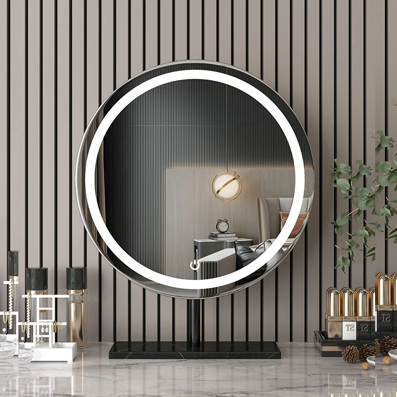 Round Compact Decorative Mirrors Bedroom Desk Light Minimalist Circular Mirrors Modern Silver Makeup Specchio Home Decorations
Round Compact Decorative Mirrors Bedroom Desk Light Minimalist Circular Mirrors Modern Silver Makeup Specchio Home Decorations