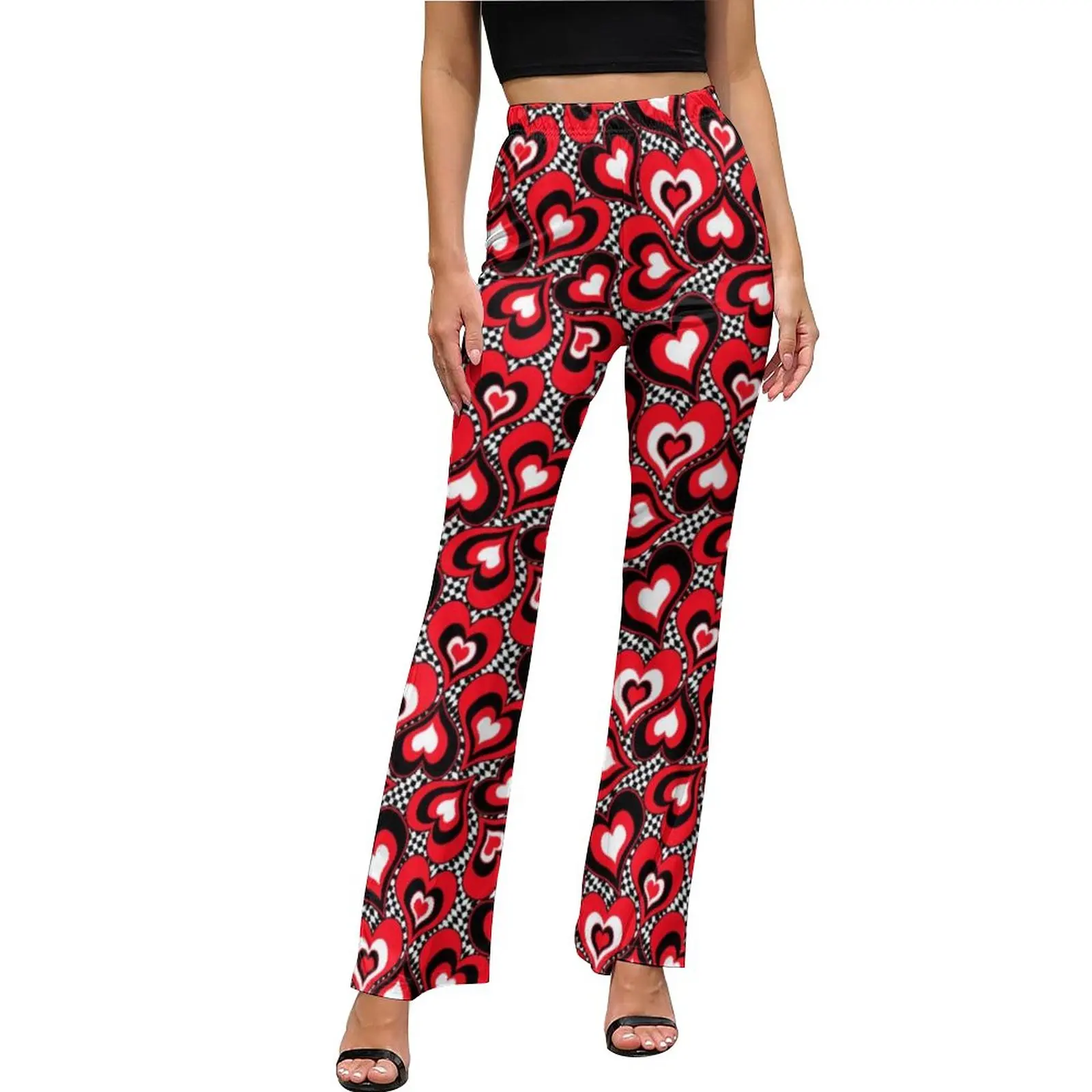 Love Heart Pants Women High Waist Red White Holiday Design Aesthetic Flared Pants Hot Sale Kawaii Print Oversize Trousers
Love Heart Pants Women High Waist Red White Holiday Design Aesthetic Flared Pants Hot Sale Kawaii Print Oversize Trousers