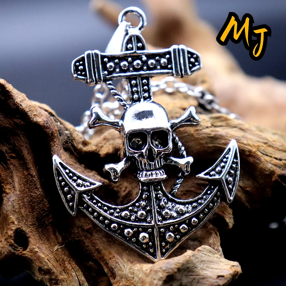 Vintage Gothic Pirate Skull Necklace Pendant Men's Boy Pirate Anchor Pendant Punk HipHop Bike Party Motorcycle Club Gift Jewelry
Vintage Gothic Pirate Skull Necklace Pendant Men's Boy Pirate Anchor Pendant Punk HipHop Bike Party Motorcycle Club Gift Jewelry