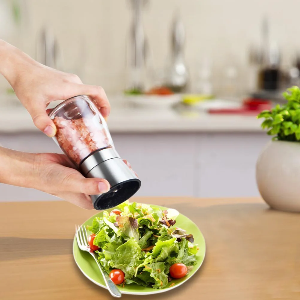 2pcs Stainless Steel Pepper Grinder Manual Pepper Cruchser Hand Crank Spice Herb Mill
2pcs Stainless Steel Pepper Grinder Manual Pepper Cruchser Hand Crank Spice Herb Mill