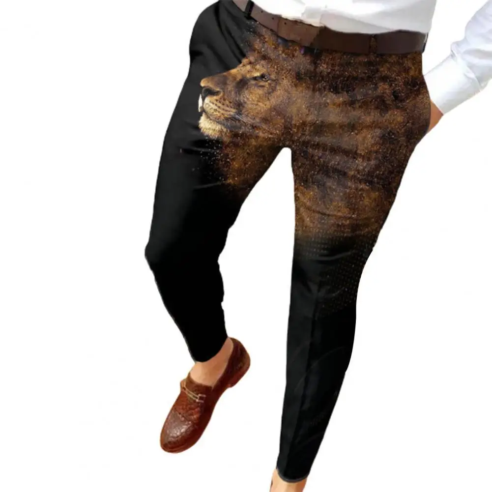 Streetwear Suit Pants Casual Trousers Retro Abstract Print Stretchy Bottoms Slim-fitting Pockets Trousers for Business
Streetwear Suit Pants Casual Trousers Retro Abstract Print Stretchy Bottoms Slim-fitting Pockets Trousers for Business