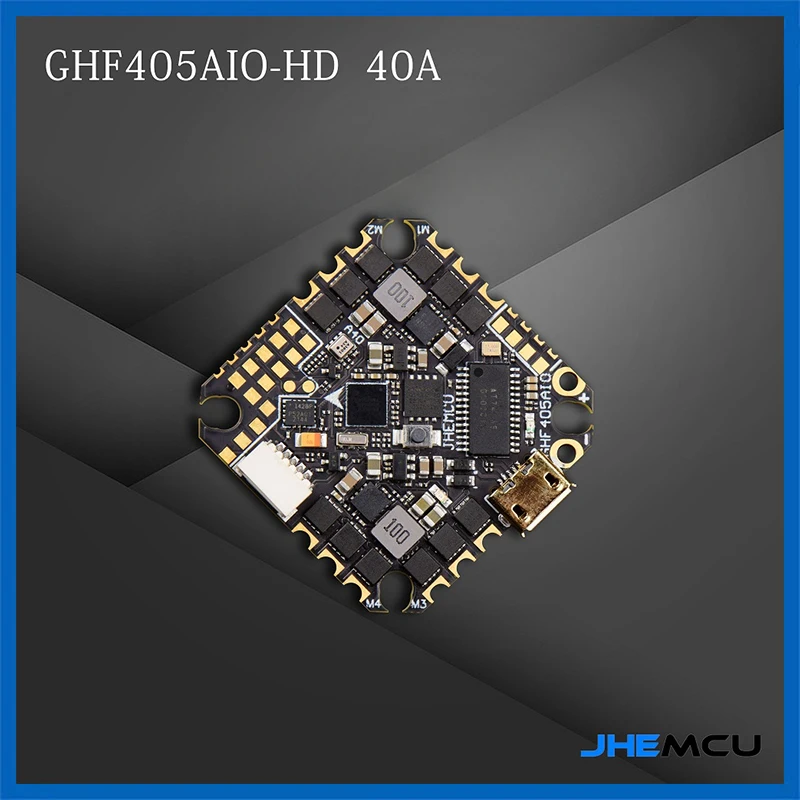 JHEMCU GHF405AIO-HD 40A F405 Baro OSD Dual BEC Контроллер полета BLHELIS 40A 4 в 1 ESC 2-6S для FPV беспилотных зубочисток
JHEMCU GHF405AIO-HD 40A F405 Baro OSD Dual BEC Контроллер полета BLHELIS 40A 4 в 1 ESC 2-6S для FPV беспилотных зубочисток