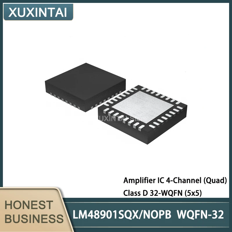 10 шт./лот LM48901SQX/NOPB LM48901SQ усилитель IC 4-канальный (Quad) Класс D 32-WQFN (5x5)
10 шт./лот LM48901SQX/NOPB LM48901SQ усилитель IC 4-канальный (Quad) Класс D 32-WQFN (5x5)