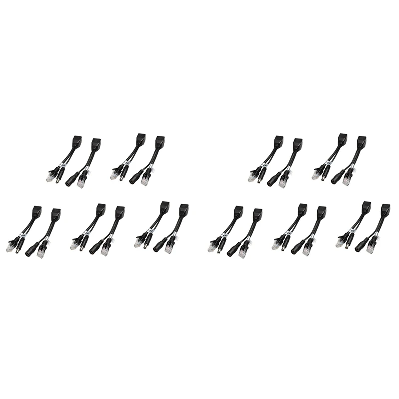 MOOL 20Pcs(10Pair) POE Splitter POE Switch POE Cable Adapter Tape Screened 5V 12V 24V 48V Power Supply Cable 5.5X2.1Mm
MOOL 20Pcs(10Pair) POE Splitter POE Switch POE Cable Adapter Tape Screened 5V 12V 24V 48V Power Supply Cable 5.5X2.1Mm