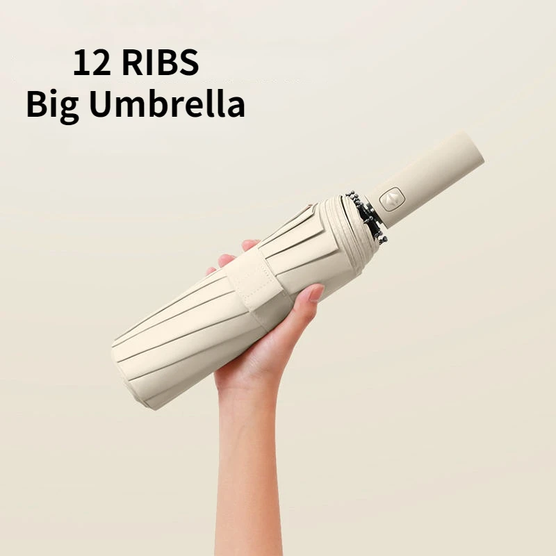 Bumbershoot Big Umbrella 12 Ribs Diameter Fully-automatic And 108cm Resistance Wind Rain Folding Strong Enlarge Parasol
Bumbershoot Big Umbrella 12 Ribs Diameter Fully-automatic And 108cm Resistance Wind Rain Folding Strong Enlarge Parasol