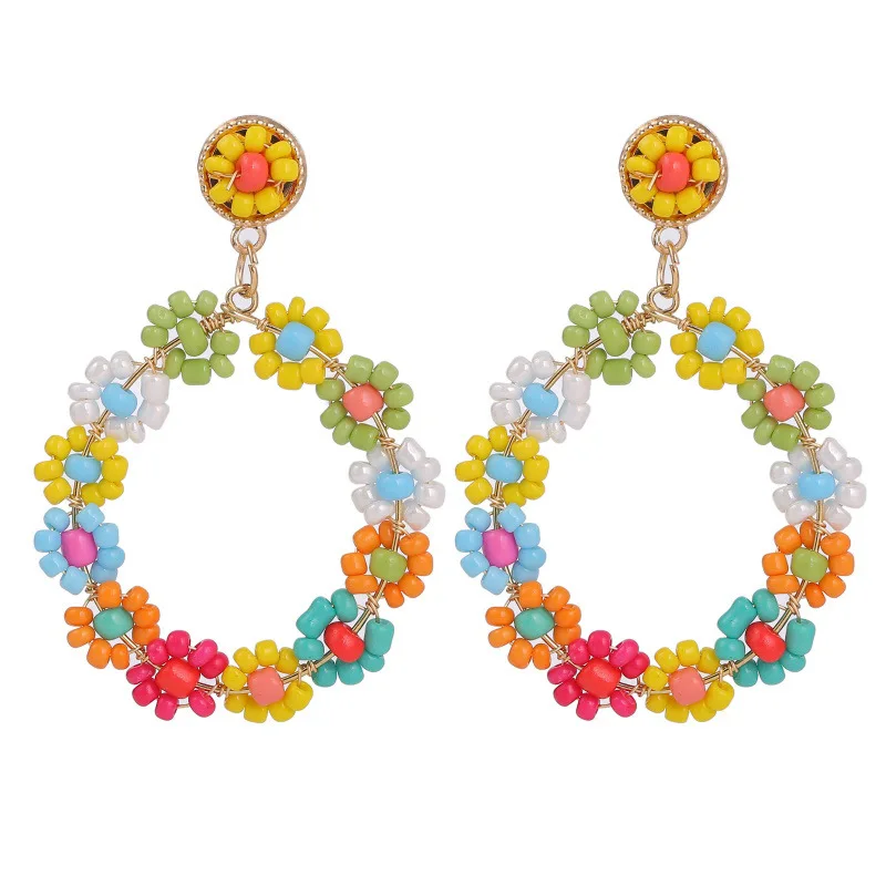 Trendy Jewelry Sweet Spring Summer Style Colorful Flower Earrings For Women Girl Party Wedding Gift Drop Shipping
Trendy Jewelry Sweet Spring Summer Style Colorful Flower Earrings For Women Girl Party Wedding Gift Drop Shipping