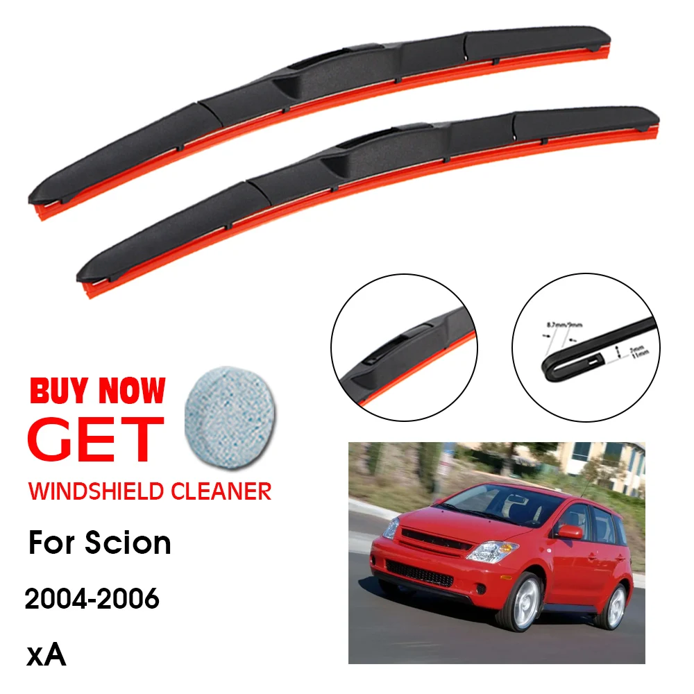 Car Wiper Blade For Scion xA 24"+16" 2004-2006 Front Window Washer Windscreen Windshield Silica Gel Wipers Blades Accessories
Car Wiper Blade For Scion xA 24"+16" 2004-2006 Front Window Washer Windscreen Windshield Silica Gel Wipers Blades Accessories