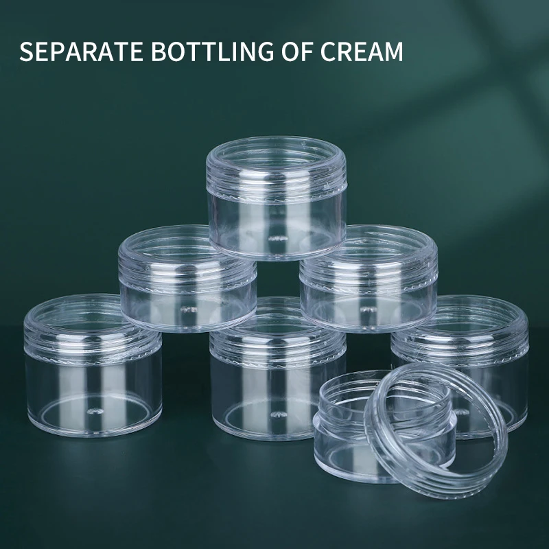 

3/5/10/15/20g 10 Pcs Cream Box Cream Bottle Trial Sample Empty Container Make Up Jar Cosmetic With Cover Bottling