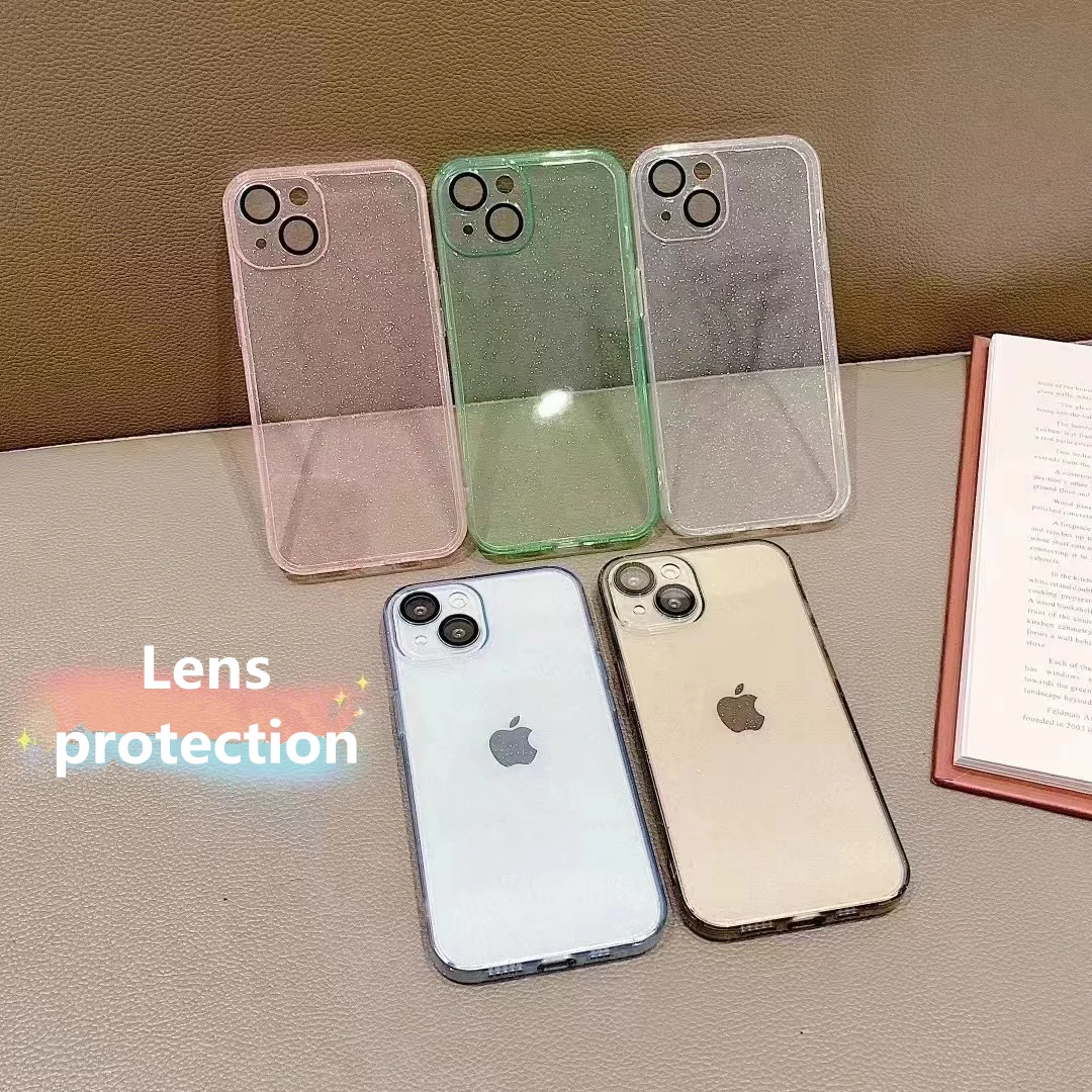 Fashion Shining Glitter Powder Bling Phone Case For iPhone 13 Pro Max 11 X XR XS 8 7 Plus SE 12 Transparent Soft Lens Film Cover
Fashion Shining Glitter Powder Bling Phone Case For iPhone 13 Pro Max 11 X XR XS 8 7 Plus SE 12 Transparent Soft Lens Film Cover