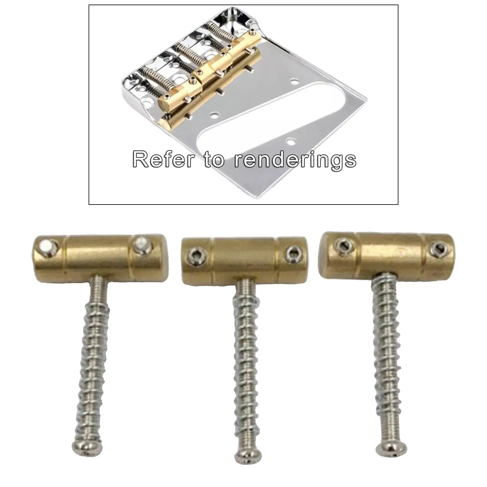FIXED GUITAR COMPENSATED SADDLE for TL 6 STRINGS GUITAR PARTS 37X21MM 
FIXED GUITAR COMPENSATED SADDLE for TL 6 STRINGS GUITAR PARTS 37X21MM