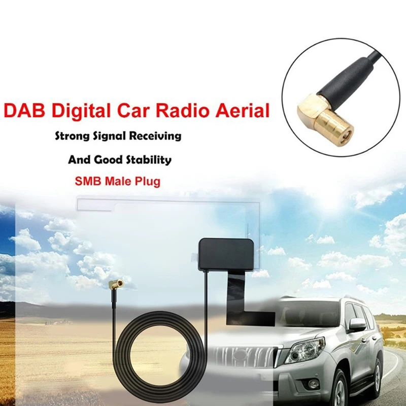 Универсальная цифровая Автомобильная радиоантенна DAB, воздушная Антенна SMB, крепление на окно, встроенный усилитель сигнала
Универсальная цифровая Автомобильная радиоантенна DAB, воздушная Антенна SMB, крепление на окно, встроенный усилитель сигнала