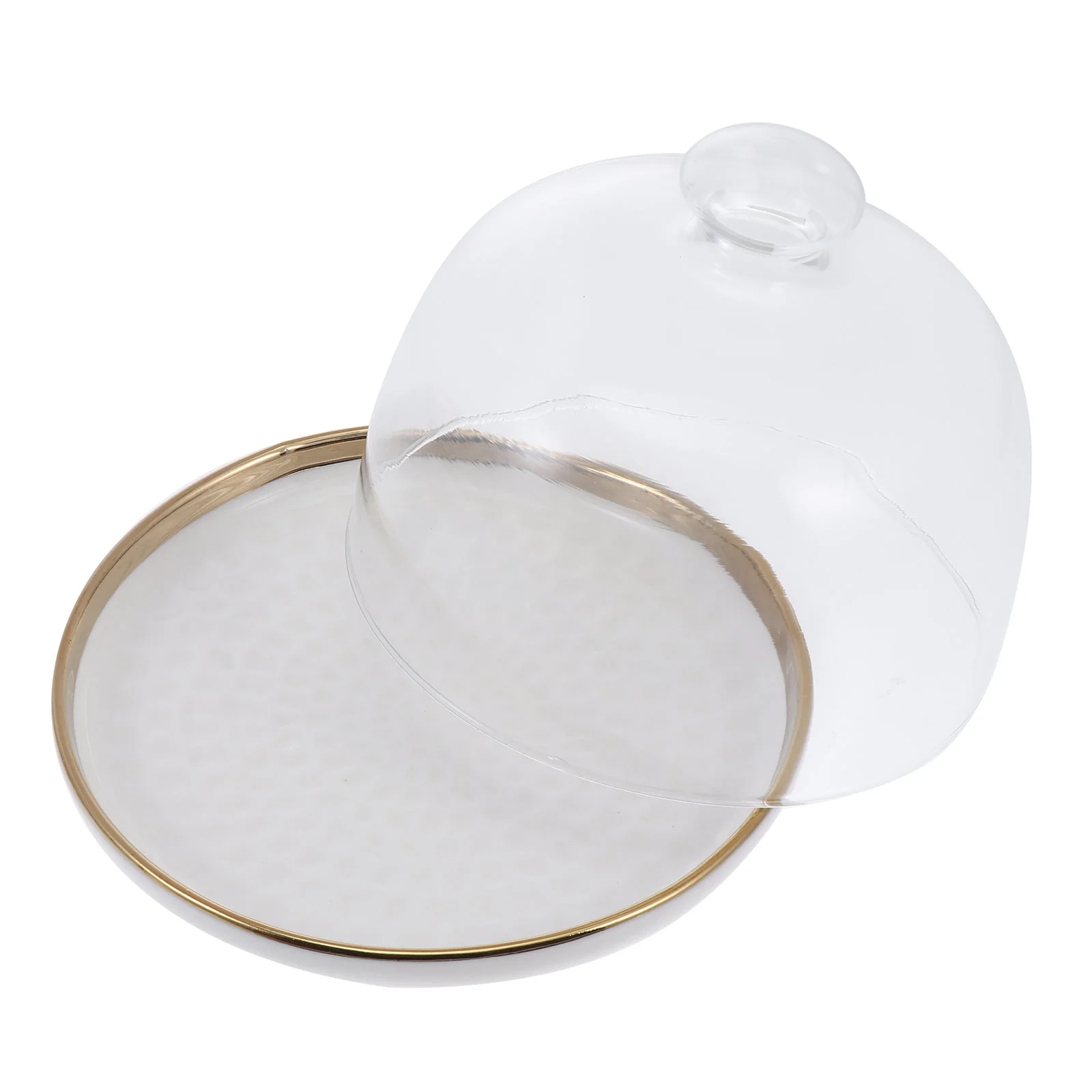 Cake Plate Dome Stand Coverdisplaytray Holder Dessert Platter Ceramic Tea Serving Afternoon Dish Lid Drinks Breakfast Butter 
Cake Plate Dome Stand Coverdisplaytray Holder Dessert Platter Ceramic Tea Serving Afternoon Dish Lid Drinks Breakfast Butter