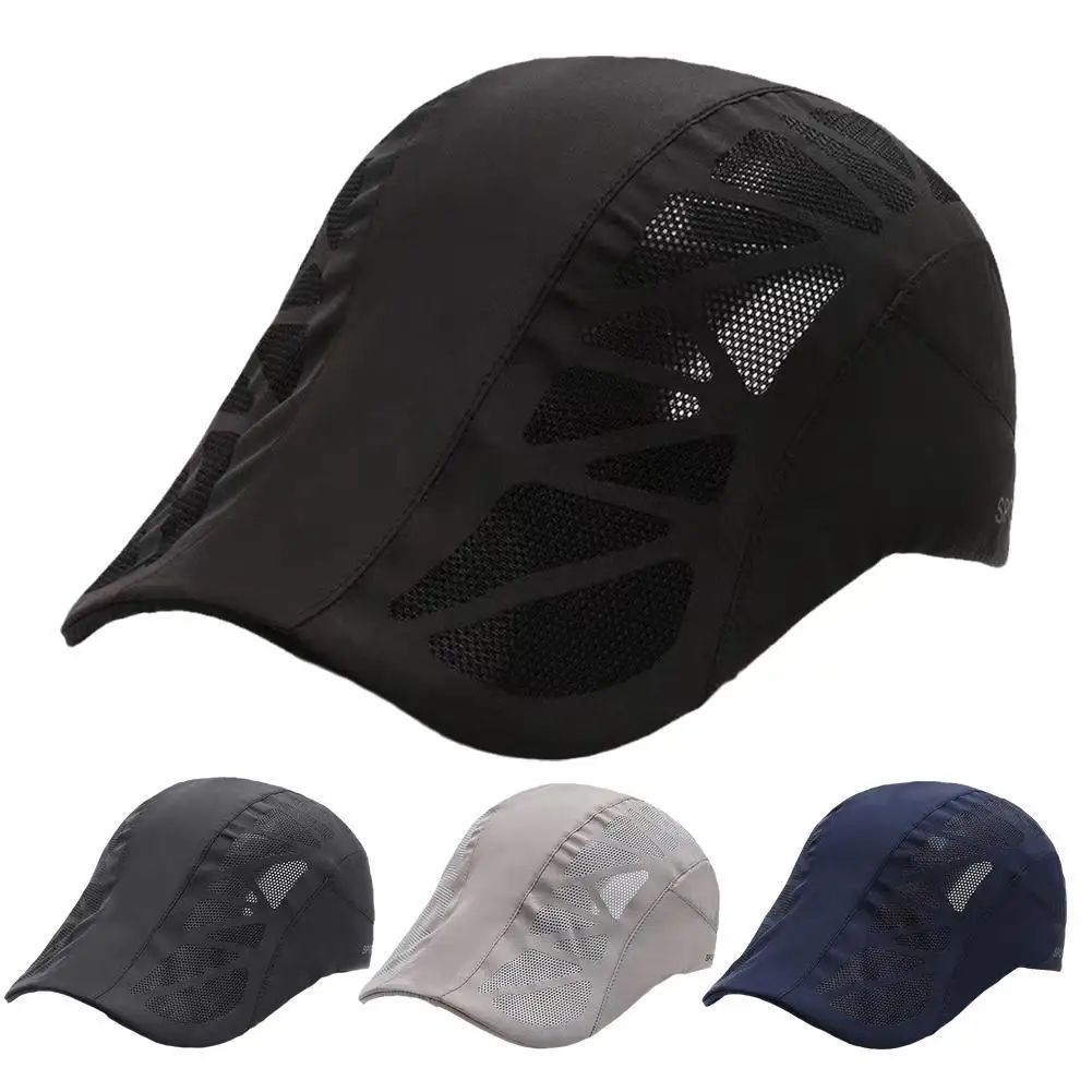 1pc Summer Casual Beret Hat Breathable Mesh Flat Cap Men Women Fashion Color Newsboy Style Hat Adjustable Quick Drying Cap
1pc Summer Casual Beret Hat Breathable Mesh Flat Cap Men Women Fashion Color Newsboy Style Hat Adjustable Quick Drying Cap