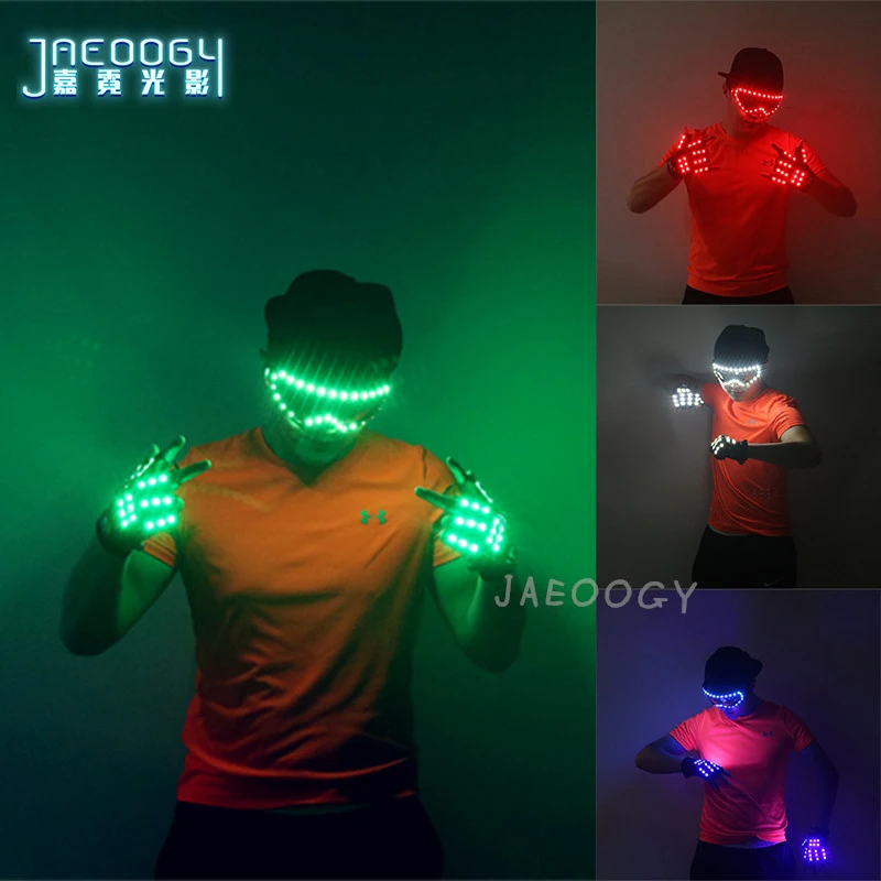 Stage Performance Props High-quality LED Luminous Gloves And Glasses Bar Competitive Laser Gloves Halloween Party Props
Stage Performance Props High-quality LED Luminous Gloves And Glasses Bar Competitive Laser Gloves Halloween Party Props