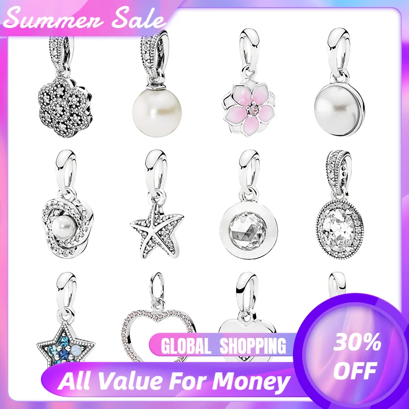 Silver 925 Necklaces Pendants Charms For Women Jewelry Flower Droplet Love Knot Heart Starfish Star Trinket Zircon Crystal Pearl
Silver 925 Necklaces Pendants Charms For Women Jewelry Flower Droplet Love Knot Heart Starfish Star Trinket Zircon Crystal Pearl