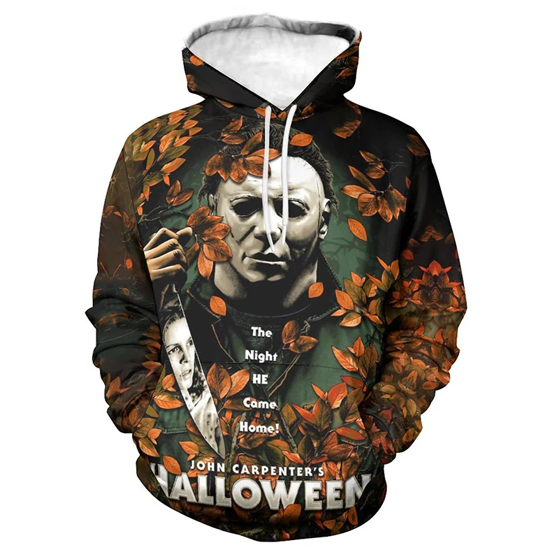 Michael Myers 3D Print Hoodies Horror Halloween Kills 2022 New Fashion Streetwear Hooded Harajuku Casual Cool Swearshirts Tops
Michael Myers 3D Print Hoodies Horror Halloween Kills 2022 New Fashion Streetwear Hooded Harajuku Casual Cool Swearshirts Tops