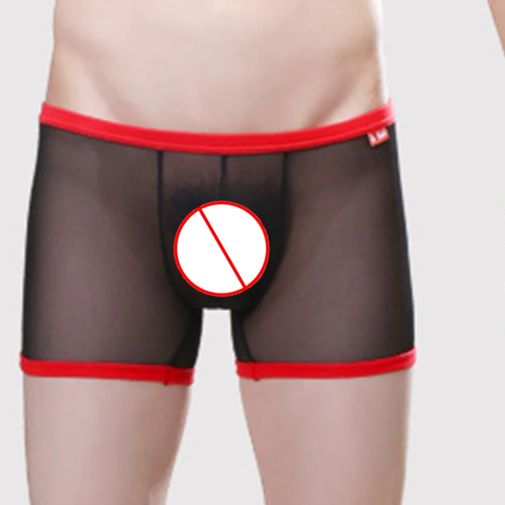 Mesh Slips Homme Panties Men Sexy See-Through Boxers Sheer U Convex Pouch Men Underwear Solid Breathable Lingerie Shorts 2022
Mesh Slips Homme Panties Men Sexy See-Through Boxers Sheer U Convex Pouch Men Underwear Solid Breathable Lingerie Shorts 2022