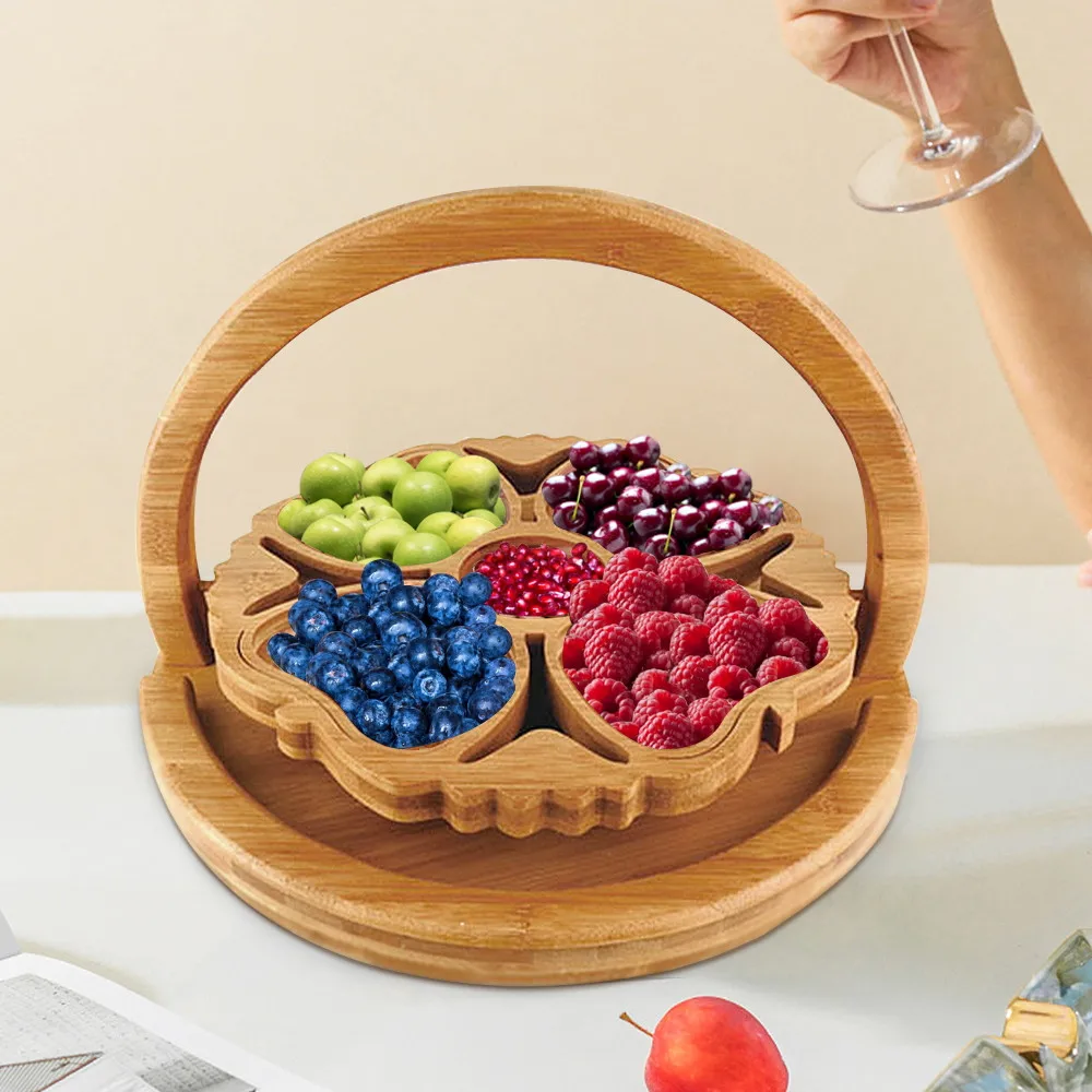 Foldable Bamboo Fruit Basket Home Decoration Nuts Snacks Fruit Bowl Ornament Gift Basket Candy Storage Basket Kitchen Fruit Tray
Foldable Bamboo Fruit Basket Home Decoration Nuts Snacks Fruit Bowl Ornament Gift Basket Candy Storage Basket Kitchen Fruit Tray