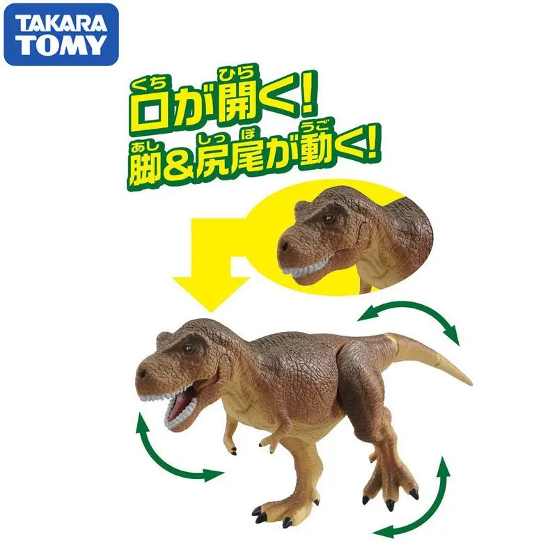 

TOMY Anlia Simulated Dinosaur Jurassic World Animal Model Toy Tyrannosaurus Rex Stegosaurus.