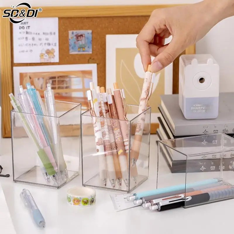 Pen Container Solid Acrylic Multifunctional Desktop Makeup Brush Pencil Holder Container Home Supplies Pen Organizer Pen Pot
Pen Container Solid Acrylic Multifunctional Desktop Makeup Brush Pencil Holder Container Home Supplies Pen Organizer Pen Pot