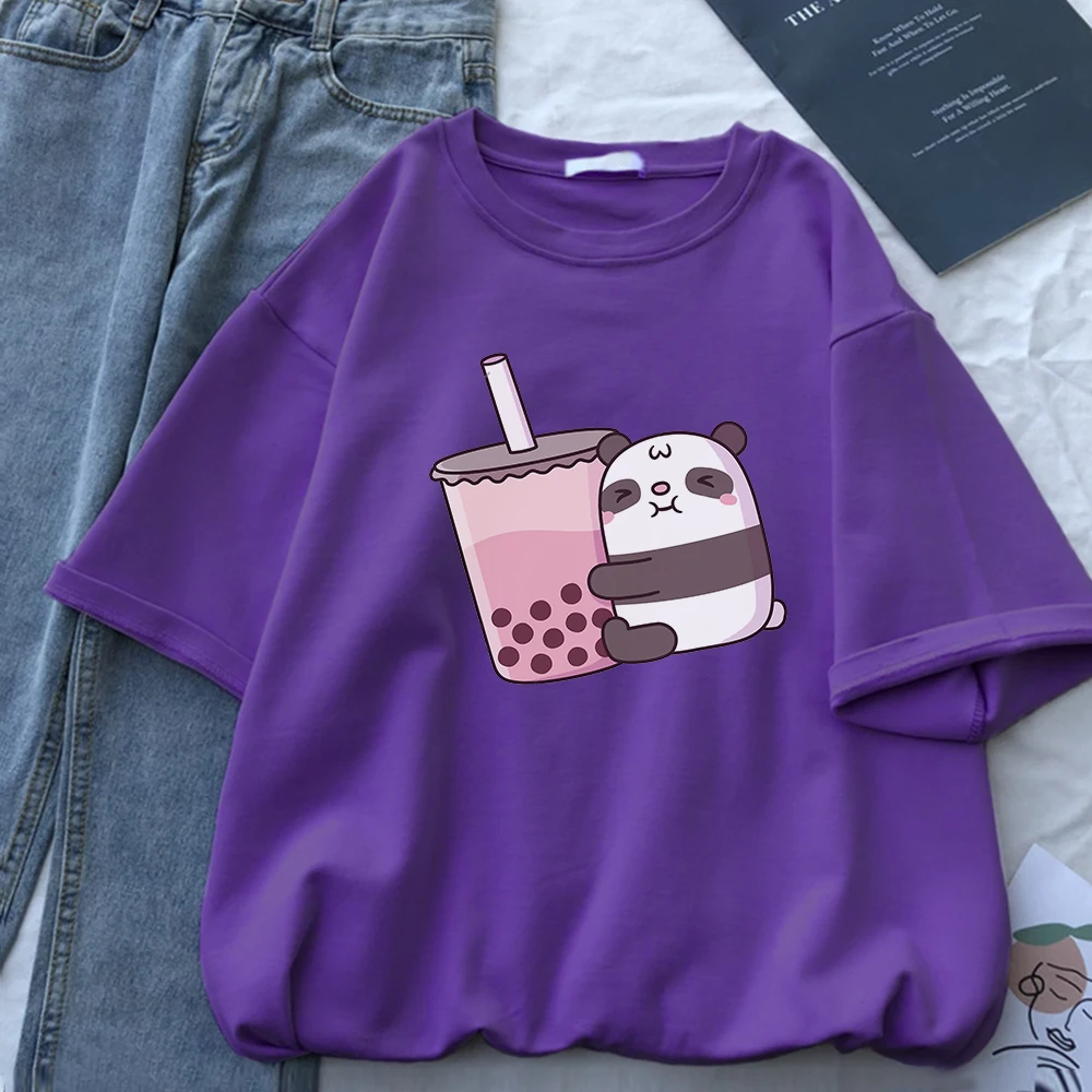 Kawaii Panda и Its любимый пузырь чай футболки женские летние брендовые футболки повседневные футболка из дышащей ткани свободные футболки
Kawaii Panda и Its любимый пузырь чай футболки женские летние брендовые футболки повседневные футболка из дышащей ткани свободные футболки