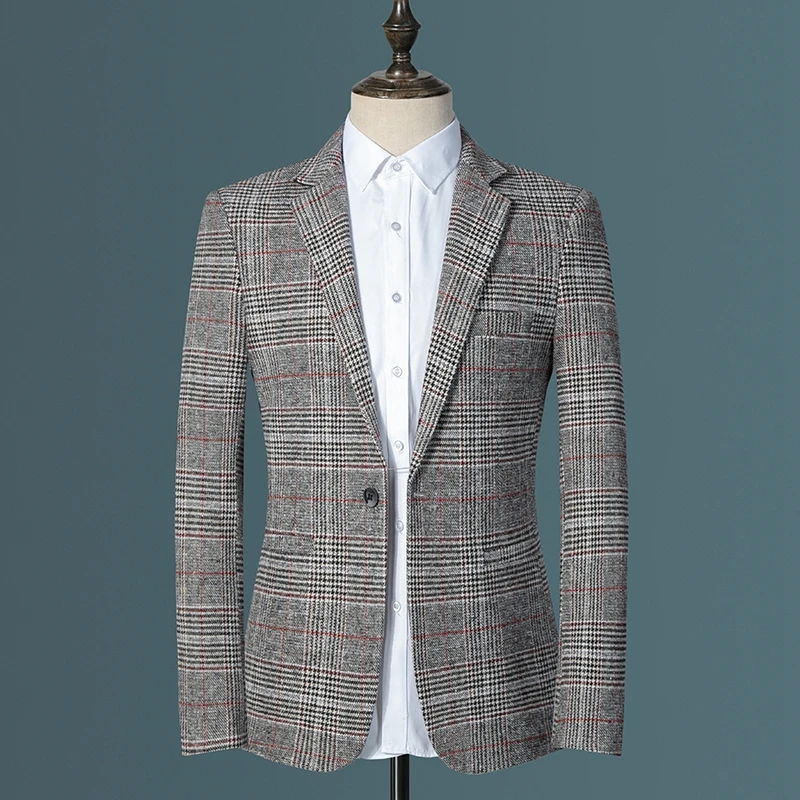 S-4X Brand clothing Men's high quality pure cotton suit/Male slim fit plaid business Blazers/Man Casual suit jacket Fashion Coat
S-4X Brand clothing Men's high quality pure cotton suit/Male slim fit plaid business Blazers/Man Casual suit jacket Fashion Coat