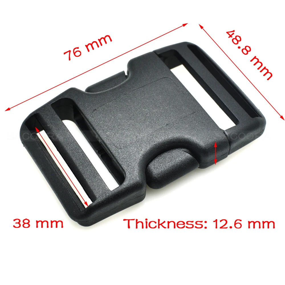 5pcs/pack Pack 1-1/2" Webbing Arched Inserting Buckle Plastic for Travel Tactical Backpack
5pcs/pack Pack 1-1/2" Webbing Arched Inserting Buckle Plastic for Travel Tactical Backpack