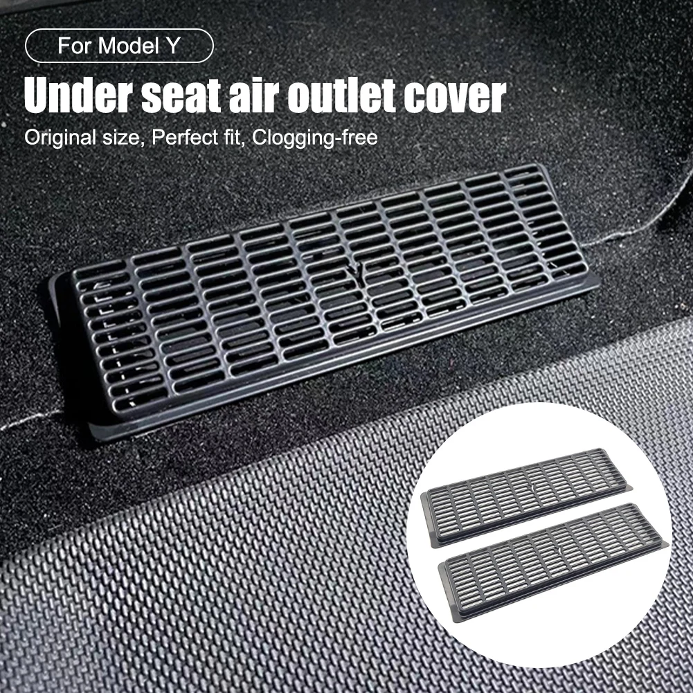 2Pcs Car Air Vent Cover Anti-Clogging Under Seat Air Outlet Protective Cover Plastic for Tesla Model 3 Model Y Accessories Black
2Pcs Car Air Vent Cover Anti-Clogging Under Seat Air Outlet Protective Cover Plastic for Tesla Model 3 Model Y Accessories Black