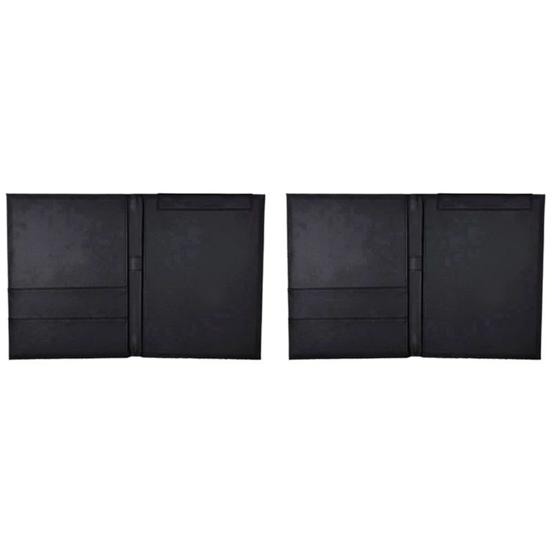 2X Pu Leather A4 Writing Clipboard Business Notepad Clip Boards Meeting Conference Document Organizer
2X Pu Leather A4 Writing Clipboard Business Notepad Clip Boards Meeting Conference Document Organizer