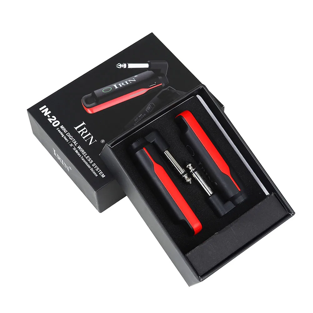 High Quality IRIN Wireless Transmitter and Receiver System for Electric Guitar Bass Long Range Stable Transmission
High Quality IRIN Wireless Transmitter and Receiver System for Electric Guitar Bass Long Range Stable Transmission
