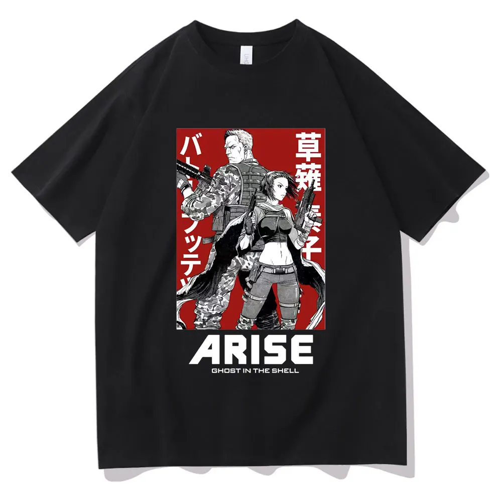 Anime Ghost In The Shell Kusanagi Motoko and Batou Print Tshirt Men Women Cotton Loose Fashion T-shirts Oversized Short Sleeve
Anime Ghost In The Shell Kusanagi Motoko and Batou Print Tshirt Men Women Cotton Loose Fashion T-shirts Oversized Short Sleeve