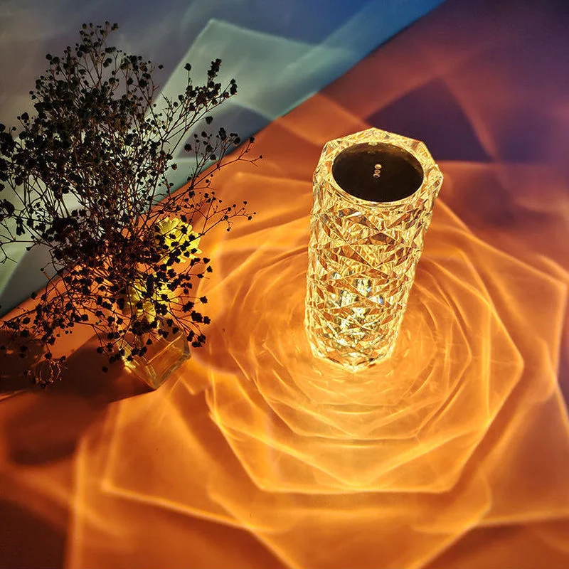3/16 Colors Touching Control Rose Crystal Lamp Bedside Table Night Lights Room Holiday Touch Diamond Rechargeable LED Lighting
3/16 Colors Touching Control Rose Crystal Lamp Bedside Table Night Lights Room Holiday Touch Diamond Rechargeable LED Lighting