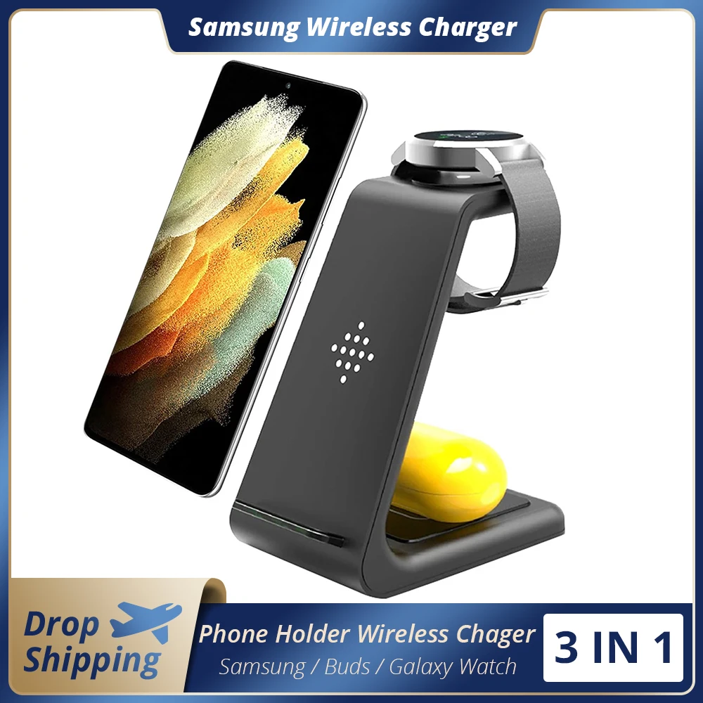 3 in 1 Wireless Charging Station For Samsung S22 S21 Galaxy Watch/Buds Stand 10W Fast Qi Wireless Chargers For Samsung
3 in 1 Wireless Charging Station For Samsung S22 S21 Galaxy Watch/Buds Stand 10W Fast Qi Wireless Chargers For Samsung