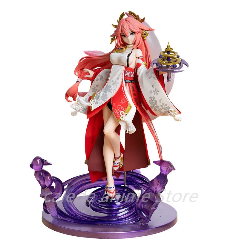 24cm NEW Genshin Impact Yae Miko Anime Figure Fox's True Meaning GK PVC Action Figure Model Doll Toys
24cm NEW Genshin Impact Yae Miko Anime Figure Fox's True Meaning GK PVC Action Figure Model Doll Toys
