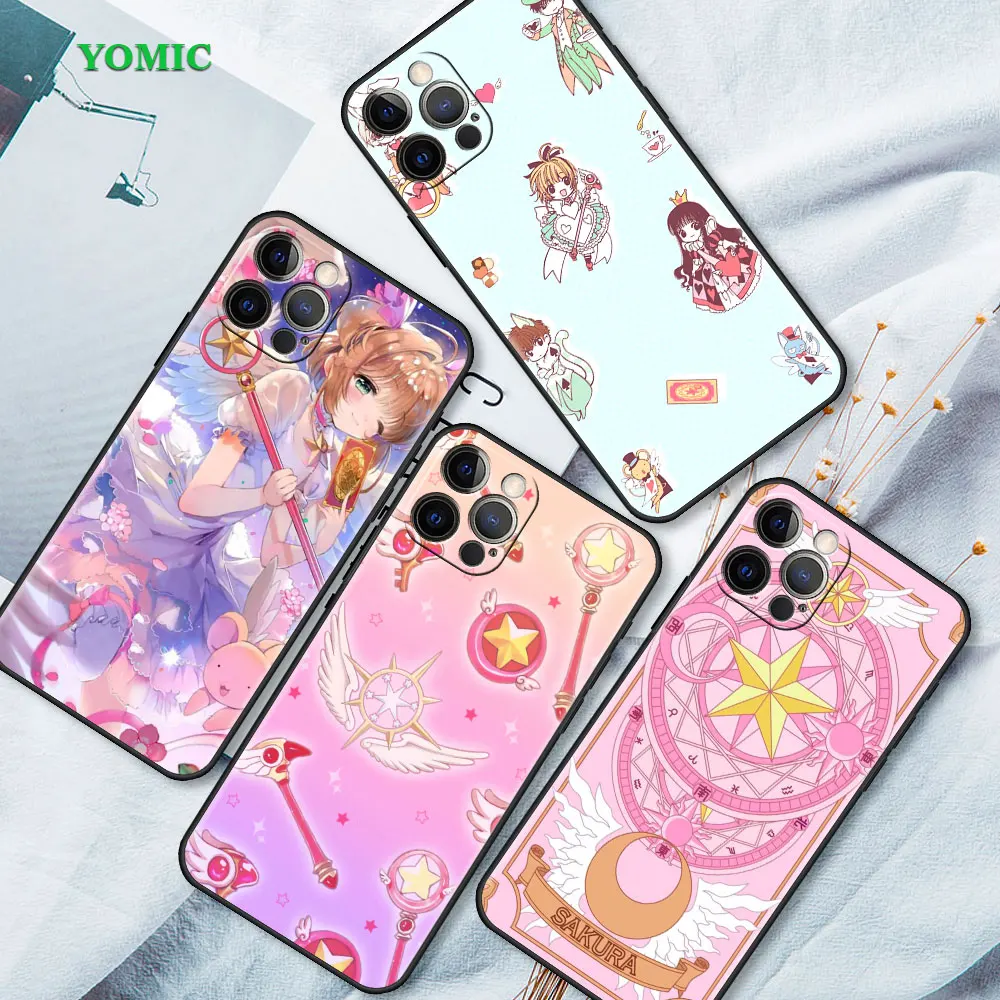 Black Case For Apple iPhone 12 13 Mini 11 Pro X XS Max Soft Phone Cover 7 8 10 6 6S 5 SE 2022 Shockproof Capas Cardcaptor Sakura
Black Case For Apple iPhone 12 13 Mini 11 Pro X XS Max Soft Phone Cover 7 8 10 6 6S 5 SE 2022 Shockproof Capas Cardcaptor Sakura