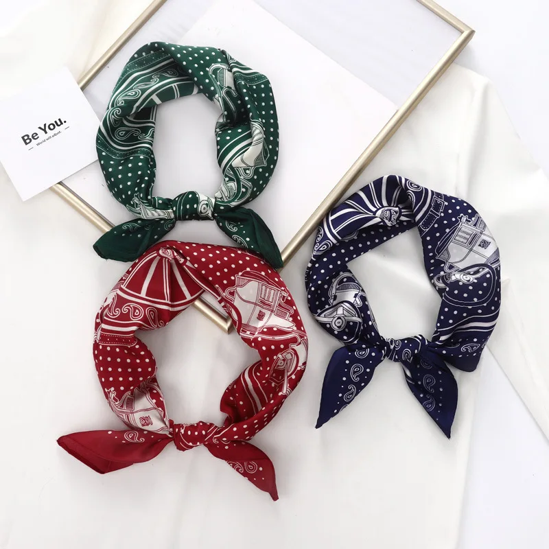 Fashion Dot Scarf For Ladies Small Neckerchief Cute Hijab Scarves Female 53*53cm Silk Satin Bandana Head Scarfs For Ladies 2022
Fashion Dot Scarf For Ladies Small Neckerchief Cute Hijab Scarves Female 53*53cm Silk Satin Bandana Head Scarfs For Ladies 2022