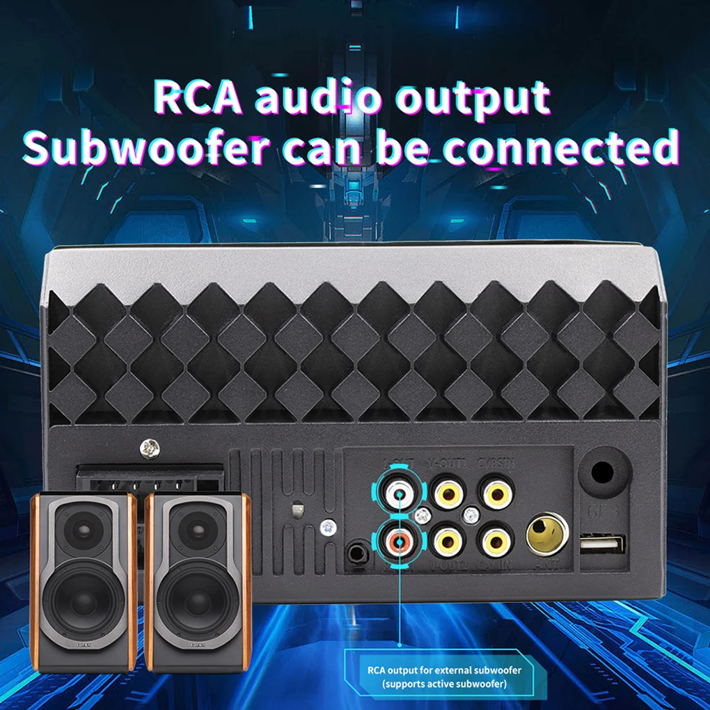 Universal Dual DIN Car Stereo Sound MP5 Player RCA Output 87.5-108.0Mhz Remote Control USB Touch Screen Accessory
Universal Dual DIN Car Stereo Sound MP5 Player RCA Output 87.5-108.0Mhz Remote Control USB Touch Screen Accessory